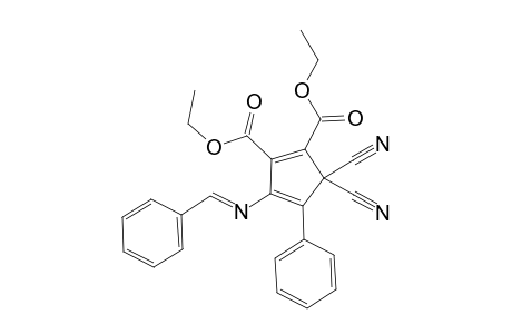 Diethyl 5,5-Dicyano-4-phenyl-3-{[(E)-phenylmethylidene]amino}cyclopenta-1,3-diene-1,2-dicarboxylate