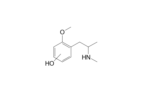 Methoxyphenamin-M (HO-ring) MS2