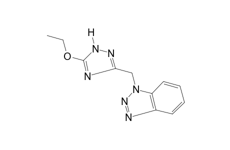 3-[(1H-benzotriazol-1-yl)methyl]-5-ethoxy-1H-1,2,4-triazole