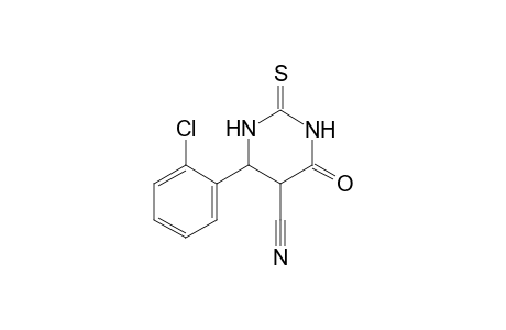 4-(2-Chlorophenyl)-6-keto-2-thioxo-hexahydropyrimidine-5-carbonitrile