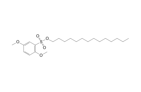 2,5-dimethoxybenzenesulfonic acid, tetradecyl ester