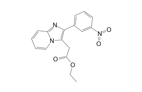 Ethyl [2-(3-nitrophenyl)imidazo[1,2-A]pyridin-3-yl]acetate