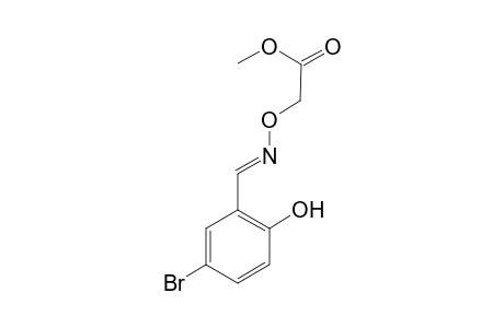 Benzaldehyde, 5-bromo-2-hydroxy-, (methoxycarbonyl)methyloxyme