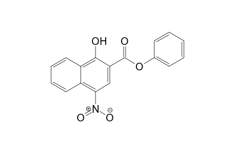 Phenyl 1-hydroxy-4-nitro-2-naphthalenecarboxylate