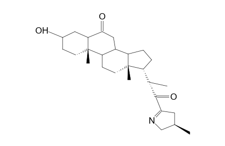 (20R,25R)-23,26-EPIMINO-3B-HYDROXY-5A-CHOLEST-23(N)-ENE-6,23-DIONE