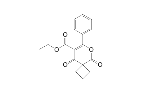 5,9-DIOXO-7-PHENYL-6-OXASPIRO-[3.5]-NON-7-EN-8-CARBOXYLIC-ACID,ETHYLESTER