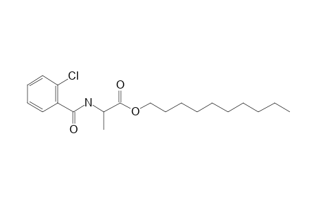 L-Alanine, N-(2-chlorobenzoyl)-, decyl ester