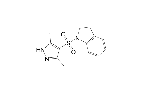 1-[(3,5-dimethyl-1H-pyrazol-4-yl)sulfonyl]indoline