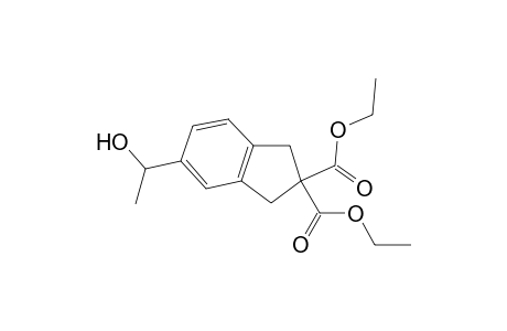 Diethyl 5-(1-hydroxyethyl)indane-2,2-dicarboxylate