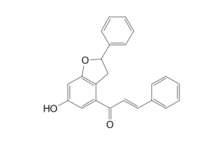 PALLIDISETIN-A;1-(2,3-DIHYDRO-6-HYDROXY-2-PHENYL-4-BENZOFURANYL)-3-PHENYL-2-(E)-PROPEN-1-ONE