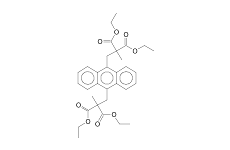 Diethyl 2-((10-[3-ethoxy-2-(ethoxycarbonyl)-2-methyl-3-oxopropyl]-9-anthryl)methyl)-2-methylmalonate