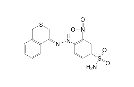 4-[(isothiochroman-4-ylidene)hydrazino]-3-nitrobenzenesulfonamide