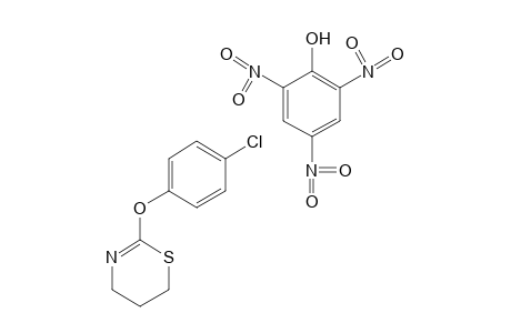 2-(p-chlorophenoxy)-5,6-dihydro-4H-1,3-thiazine, picrate