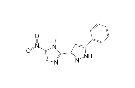 3-(1-Methyl-5-nitro-2-imidazolyl)-5-phenylpyrazole