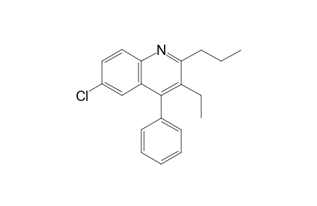 6-Chloro-3-ethyl-4-phenyl-2-propylquinoline