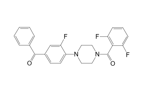 [4-(4-Benzoyl-2-fluoro-phenyl)-piperazin-1-yl]-(2,6-difluoro-phenyl)-methanone