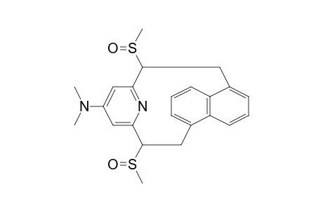 [2](1,5)Naphthaleno[2](2,6)pyridinophane, 17-(dimethylamino)1,12-bis(methylsulfinyl)-