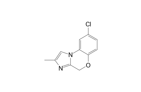 8-CHLOR-2-METHYL-4H-IMIDAZO-[2,1-C]-BENZOXAZINE