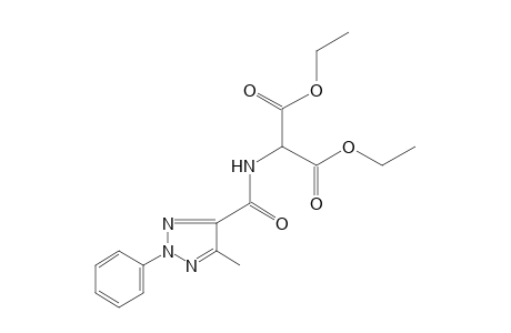 (5-methyl-2-phenyl-2H-1,2,3-triazol-4-carboxamido)malonic acid, diethyl ester