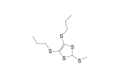 2-(methylthio)-4,5-bis(propylthio)-1,3-dithiole