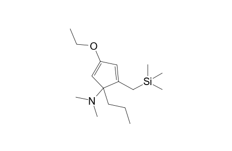 4-Ethoxy-N,N-dimethyl-1-propyl-2-(trimethylsilylmethyl)-1-cyclopenta-2,4-dienamine