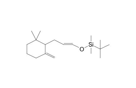 t-Butyl-[3-(2,2-dimethyl-6-methylenecyclohexyl)propenyloxy]dimethylsilane