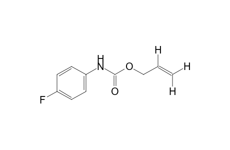 p-fluorocarbanilic acid, allyl ester