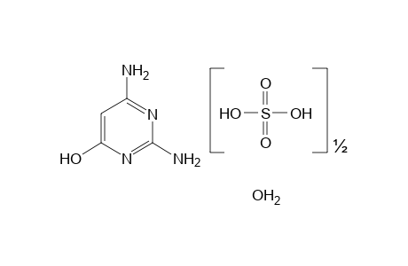 2,6-DIAMINO-4-PYRIMIDINOL, HEMISULFATE, HYDRATE