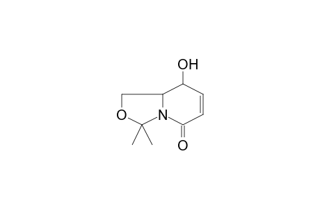 1-Aza-8-oxabicyclo[4.3.0]non-3-en-2-one, 5-hydroxy-9,9-dimethyl-