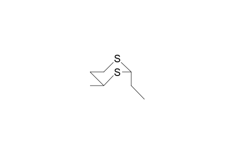 trans-2-Ethyl-4-methyl-1,3-dithiane