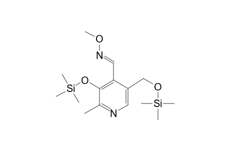 Pyridoxal methoxime, di-TMS, isomer 1