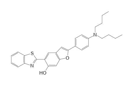 5-(1,3-benzothiazol-2-yl)-2-[4-(dibutylamino)phenyl]benzofuran-6-ol