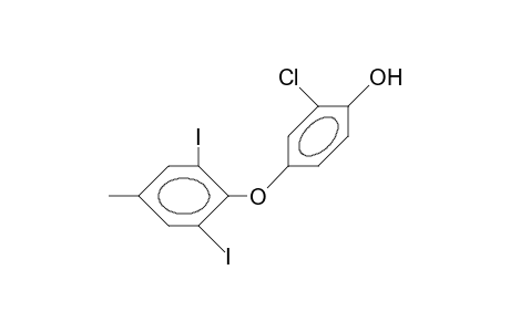 2-Chloro-4-(2,6-dijodo-4-methylphenoxy)-phenol