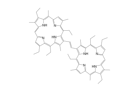 1,2-bis(2,5,8,11-Tettramethyl-3,6,9,12-tetraethyl-porpyrin)ethene