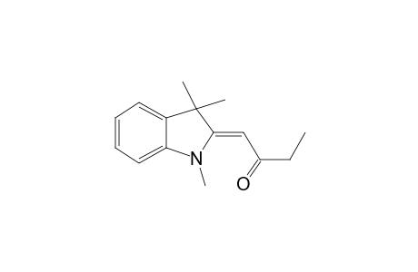 1-[1,3,3-Trimethylindol-2-ylidene]butan-2-one