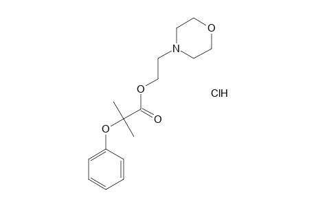 2-METHYL-2-PHENOXYPROPIONIC ACID, 2-MORPHOLINOETHYL ESTER, HYDROCHLORIDE