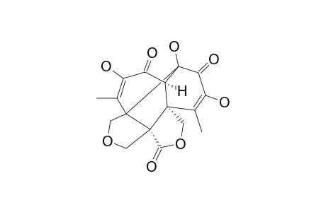 #1;EPICOLACTONE;(1R*,5S*,9S*,13R*,14R*)-11,14,16-TRIHYDROXY-10,17-DIMETHYL:3,7-DIOXAPENTACYCLO-[11.4.0.0(1,5).0(5,9).0(9,14)]-HEPTADECA-10,16-DIENE-4,12,15-TRI