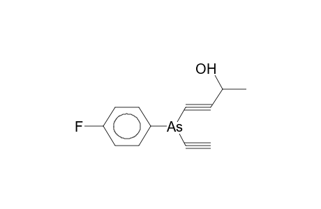 4-(PARA-FLUOROPHENYLETHYNYLARSINO)-3-BUTYN-2-OL