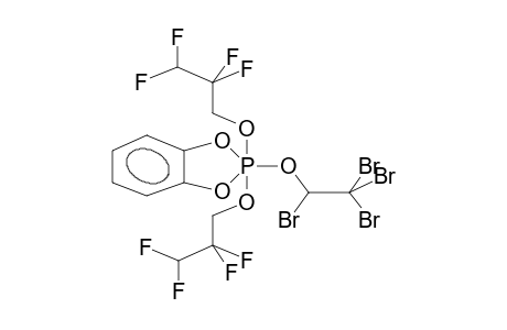 2-(1,2,2,2-Tetrabromoethoxy)-2,2-bis(2,2,3,3-tetrafluoropropoxy)-4,5-benzo-1,3,2-dioxaphospholane (diastereomer mixture)