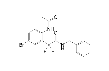 2-(2-ACETAMIDO-5-BROMOPHENYL)-N-BENZYL-2,2-DIFLUOROACETAMIDE