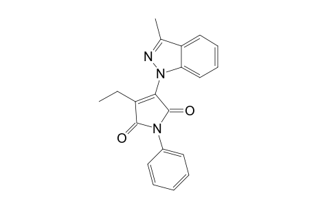 3-Ethyl-4-(3-methyl-1H-indazol-1-yl)-1-phenyl-1H-pyrrole- 2,5-dione