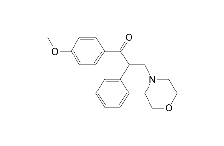 Propan-1-one, 1-(4-methoxyphenyl)-3-(morpholin-4-yl)-2-phenyl-