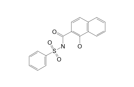 2-Naphthalenecarboxamide, 1-hydroxy-N-(phenylsulfonyl)-