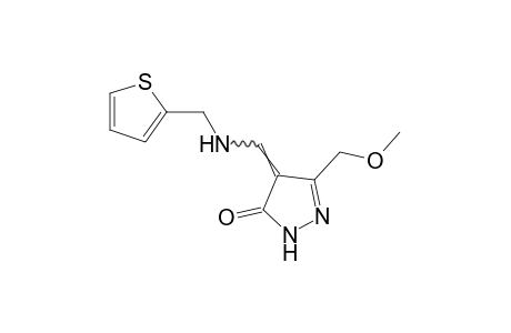 3-(methoxymethyl)-4-{[(2-thenyl)amino]methylene}-2-pyrazolin-5-one