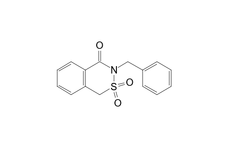 3-benzyl-1H-2,3-benzothiazin-4(3H)-one, 2,2-dioxide