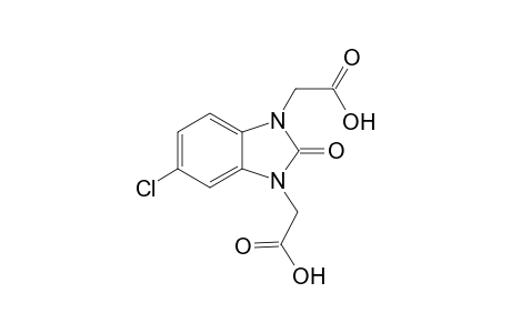 2-[3-(carboxymethyl)-5-chloro-2-keto-benzimidazol-1-yl]acetic acid