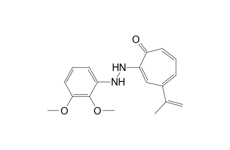 4-Isopropenyl-2-[2-(2,3-dimethoxyphenyl)hydrazino]tropone