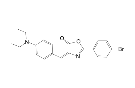 Oxazol-5(4H)-one, 2-(4-bromophenyl)-4-(4-diethylaminobenzylideno)-