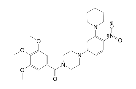 [4-(4-nitro-3-piperidin-1-yl-phenyl)piperazin-1-yl]-(3,4,5-trimethoxyphenyl)methanone