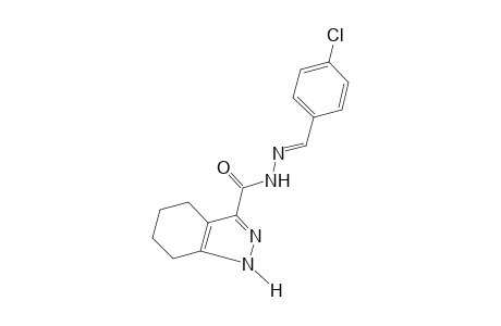 4,5,6,7-Tetrahydro-1H-indazole-3-carboxylic acid, (p-chlorobenzylidene)hydrazide